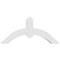 Ekena Millwork Archdale Architectural Grade PVC Gable Bracket, 36"W x 16 1/2"H x 4"D x 4"F, 11/12 Pitch GBP036X17X0404ARC00 - alternate 3